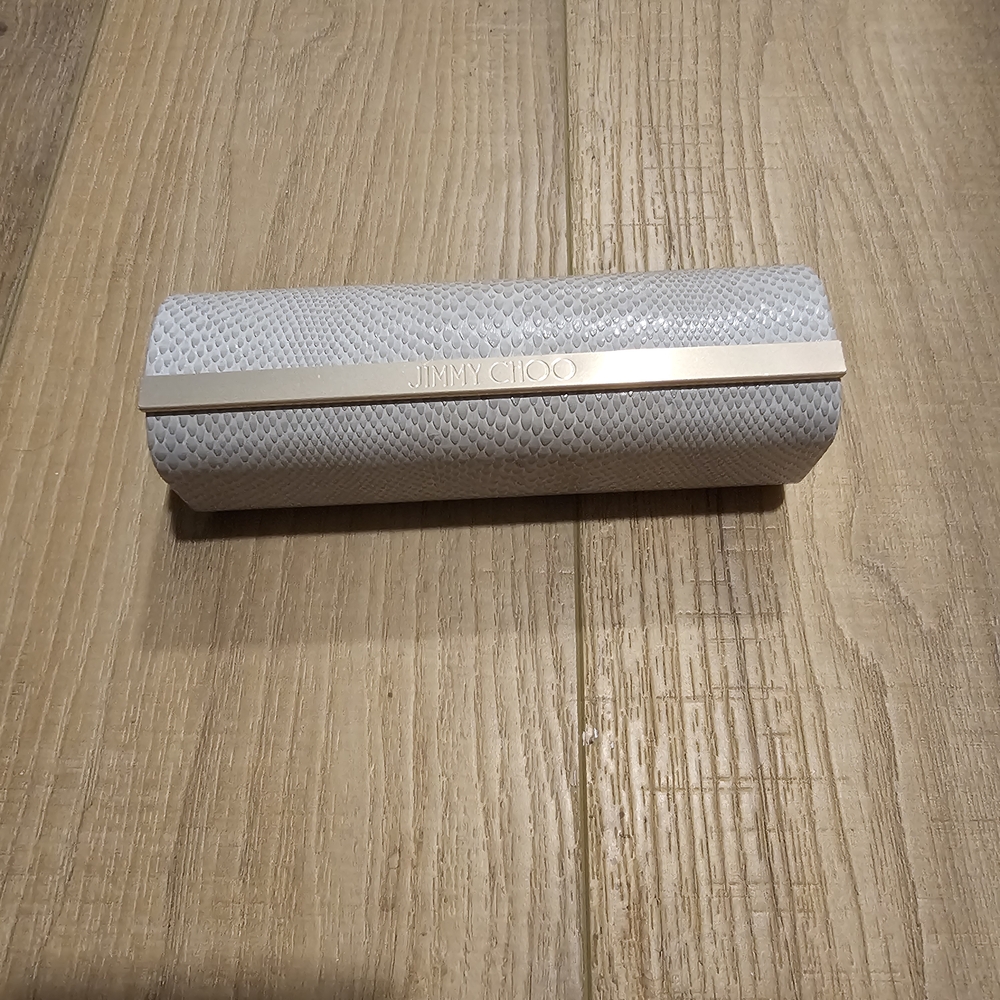 Jimmy Choo White Glasses Case